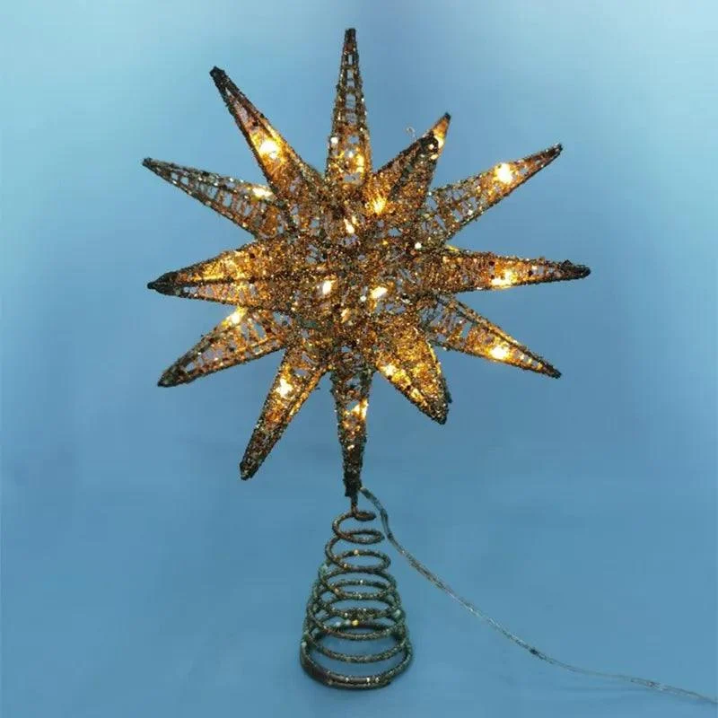 Christmas Tree Topper LED Star Tree Topper Battery Operated -  - #tag1#
