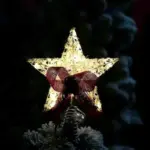 Christmas Tree Topper LED Star Tree Topper Battery Operated tag1