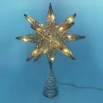 Christmas Tree Topper LED Star Tree Topper Battery Operated tag1