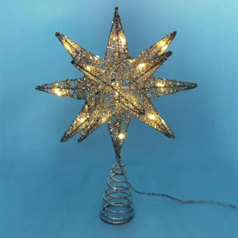 Christmas Tree Topper LED Star Tree Topper Battery Operated -  - #tag1#