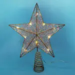 Christmas Tree Topper LED Star Tree Topper Battery Operated tag1