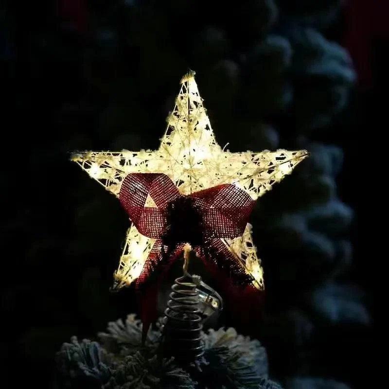 Christmas Tree Topper LED Star Tree Topper Battery Operated -  - #tag1#