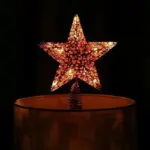 Christmas Tree Topper LED Star Tree Topper Battery Operated tag1