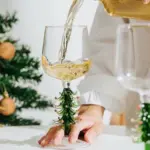 Christmas Tree Wine Goblet tag1