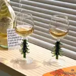 Christmas Tree Wine Goblet tag1