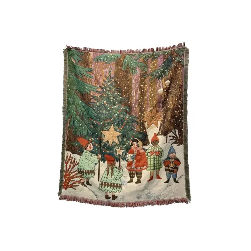 Christmas Vibe Throw Blanket