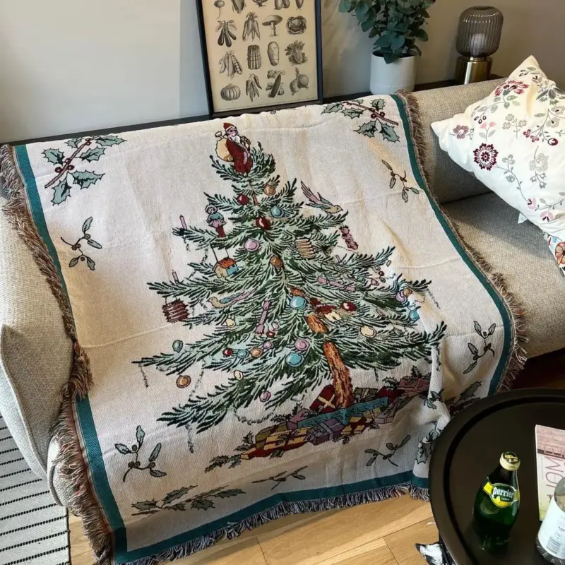 Christmas Vibe Throw Blanket