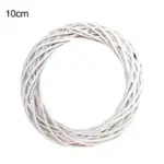 Christmas Vine Wreath Wicker Rattan Crafts Flower Arrangement Garland tag1