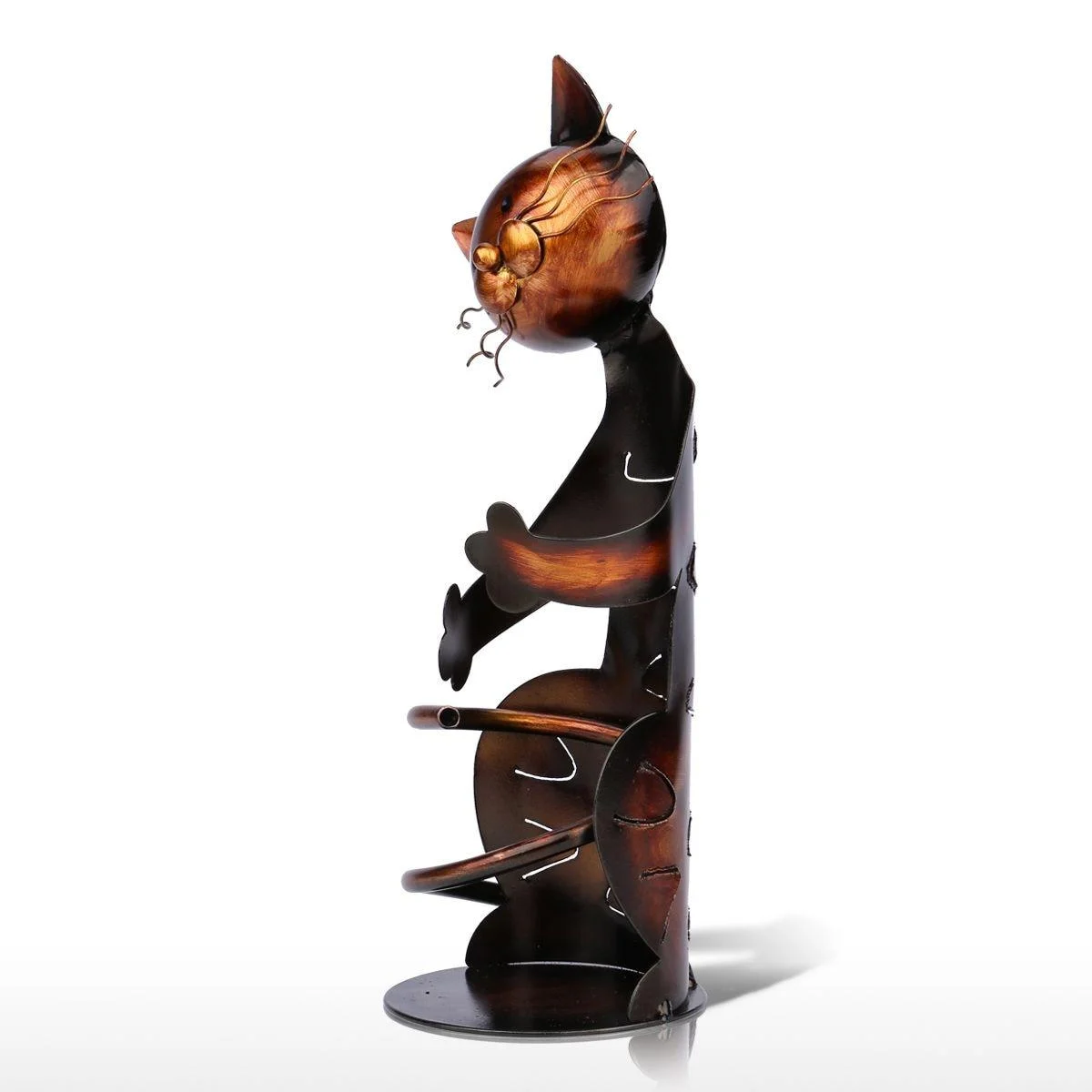 Chrome Cat Wine Holder -  - #tag1#