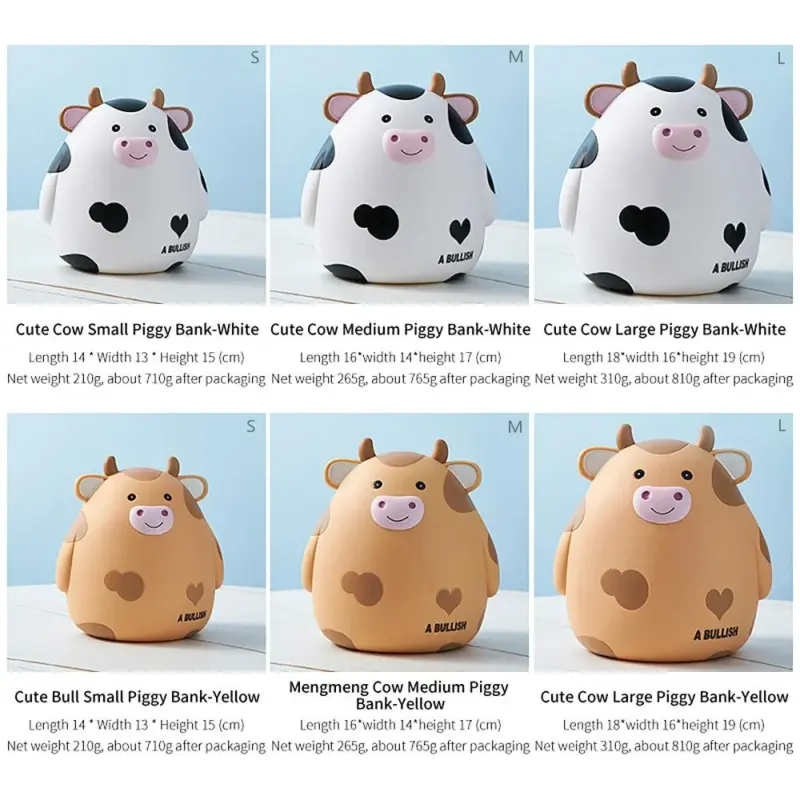 Chubby Cow Saving Box tag1