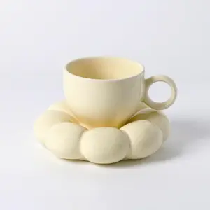 Chubby Floral Cup And Saucer Set