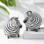 Chubby Zebra Figurine tag1
