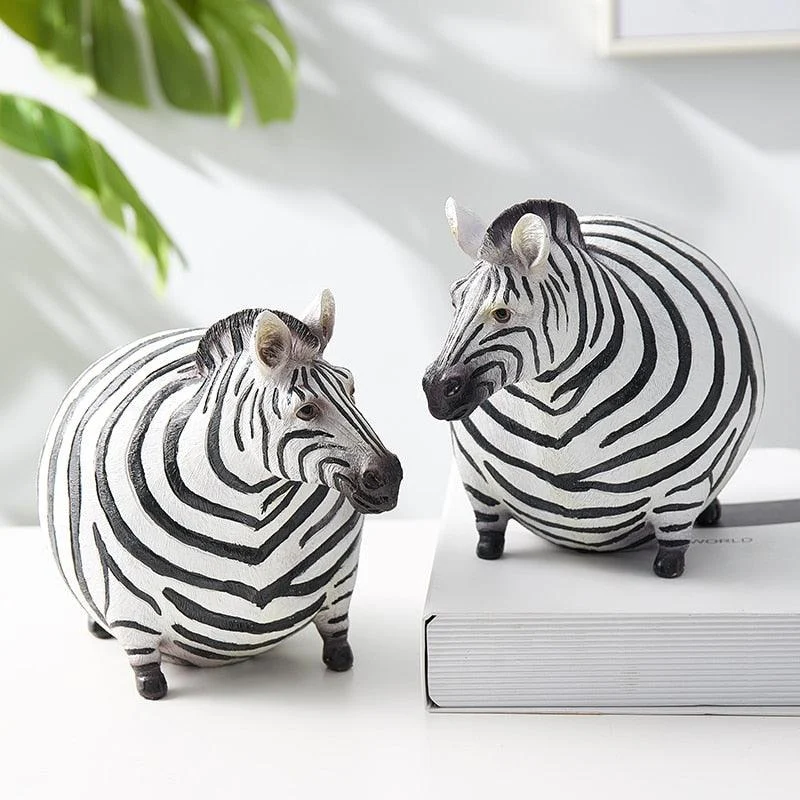 Chubby Zebra Figurine -  - #tag1#