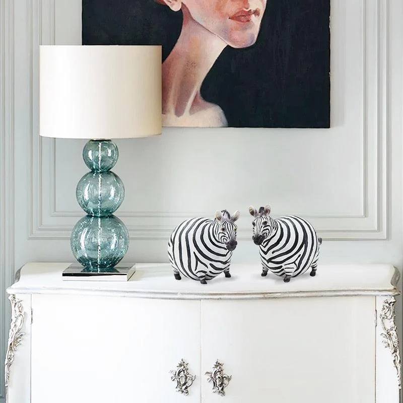 Chubby Zebra Figurine -  - #tag1#