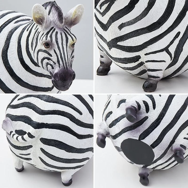 Chubby Zebra Figurine -  - #tag1#