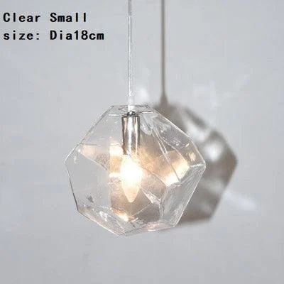 Chunk Of Crystal - Colorful Modern Glass Pendant Light -  - #tag1#