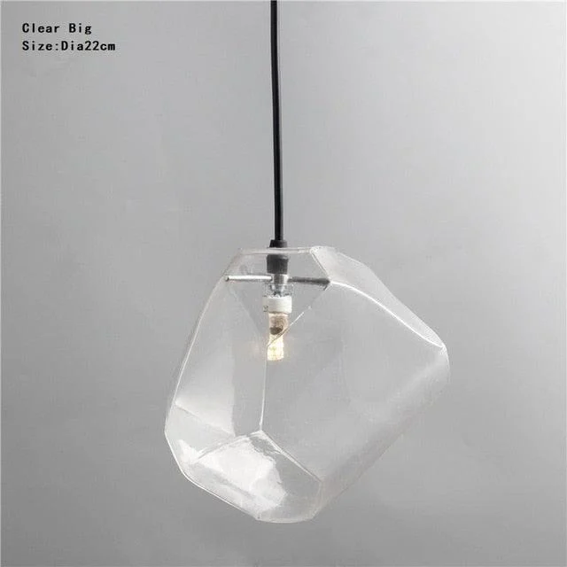 Chunk Of Crystal - Colorful Modern Glass Pendant Light -  - #tag1#