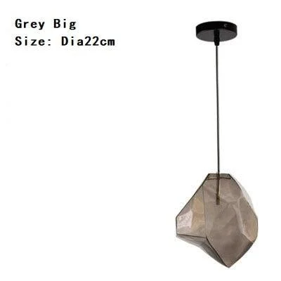 Chunk Of Crystal - Colorful Modern Glass Pendant Light -  - #tag1#