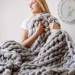 Chunky Knit Blanket Cozy Wool Throw for Every Space