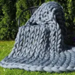 Chunky Knit Blanket Cozy Wool Throw for Every Space