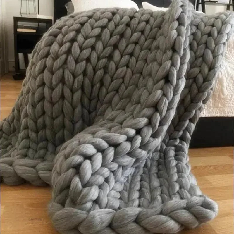 Chunky Wool Blanket -  - #tag1#