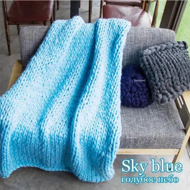 Chunky Wool Blanket -  - #tag1#