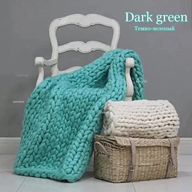 Chunky Wool Blanket -  - #tag1#
