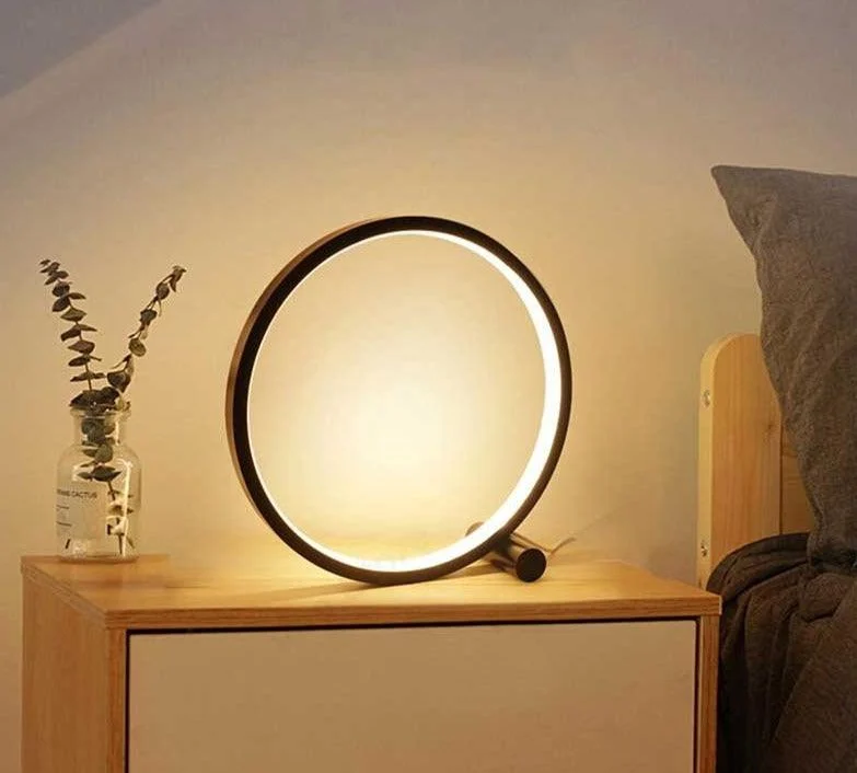 Circle LED Touch sensitive Lamp -