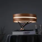 Circle of Life Lamp Round Wooden Table Lamp tag1