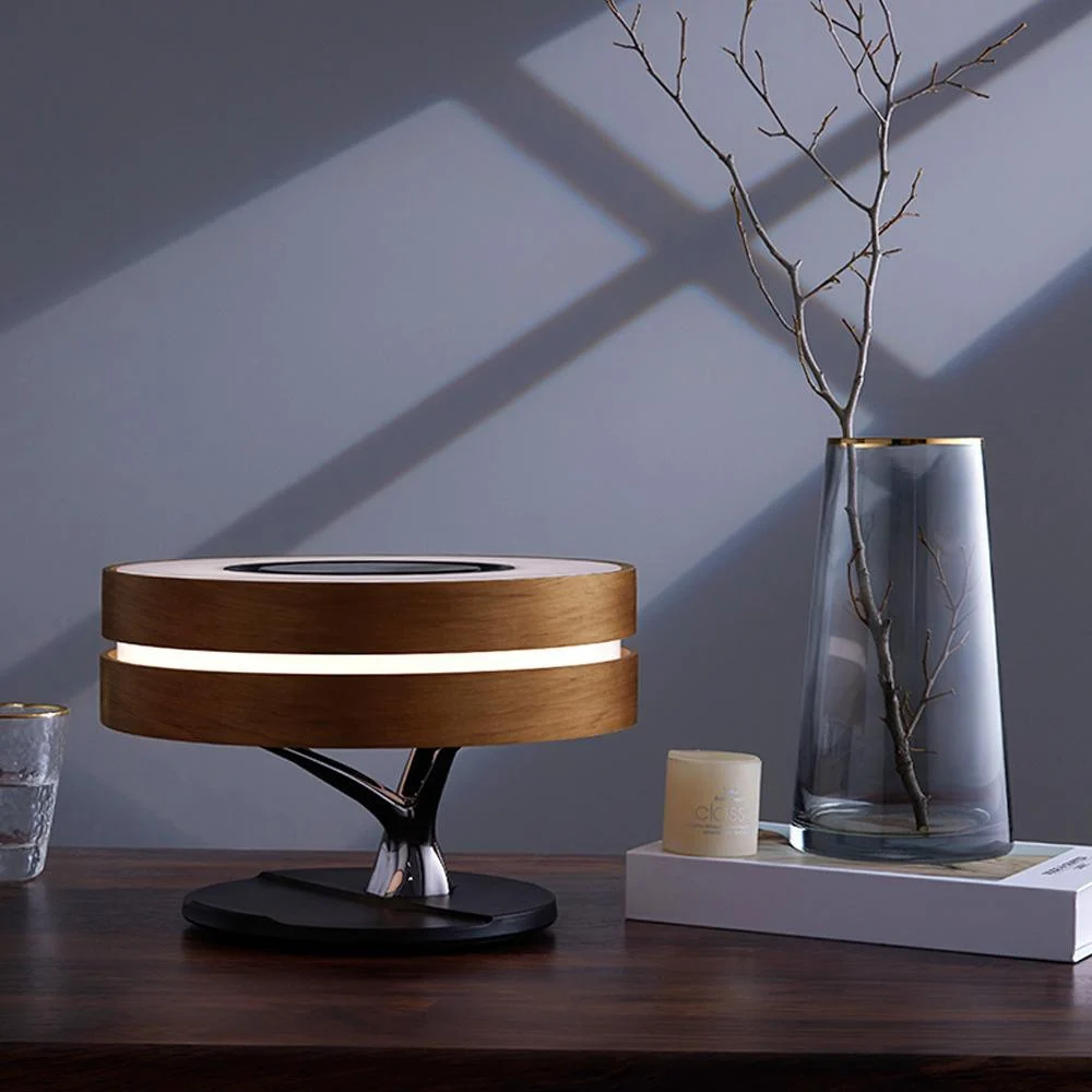 Circle of Life Lamp - Round Wooden Table Lamp -  - #tag1#