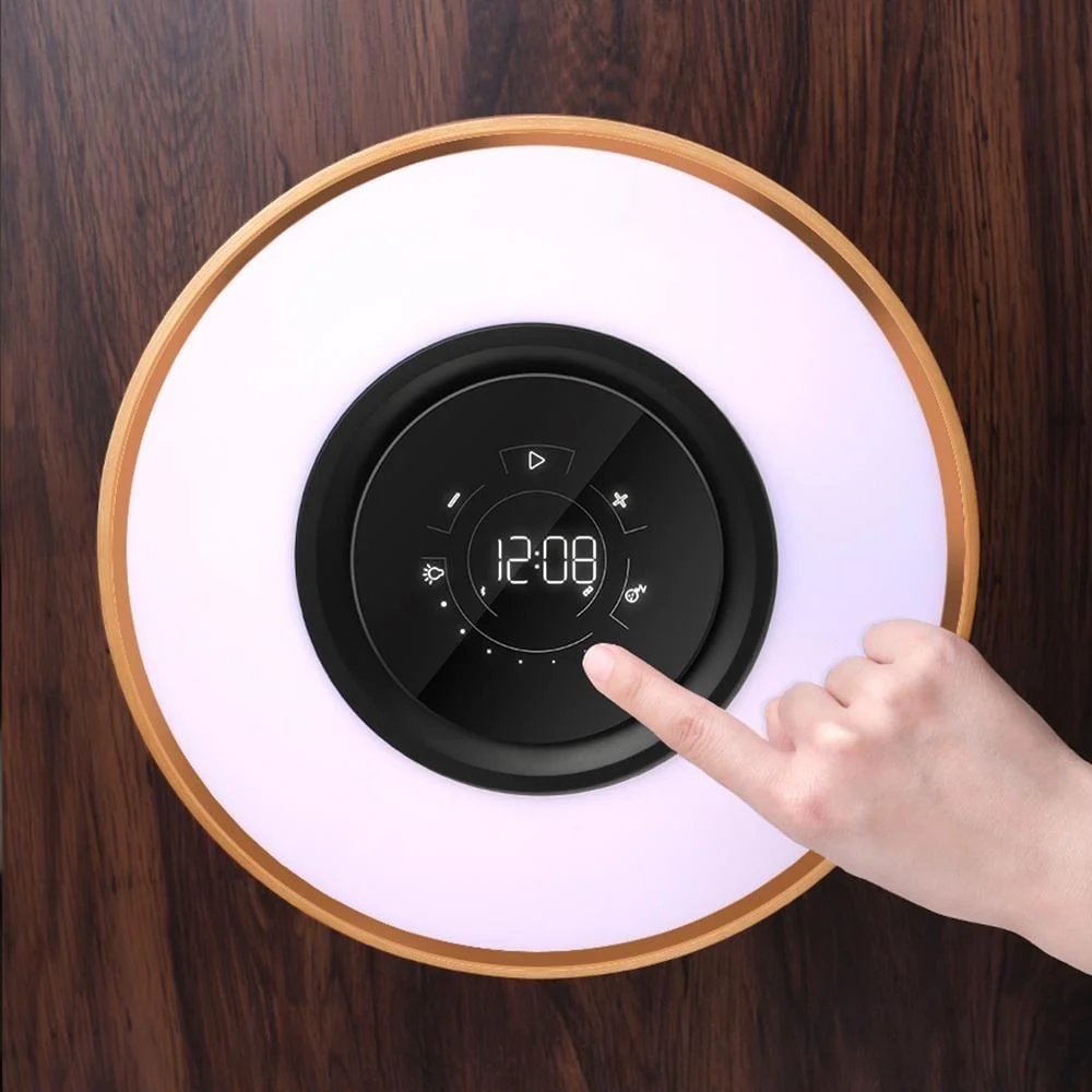 Circle of Life Lamp - Round Wooden Table Lamp -  - #tag1#