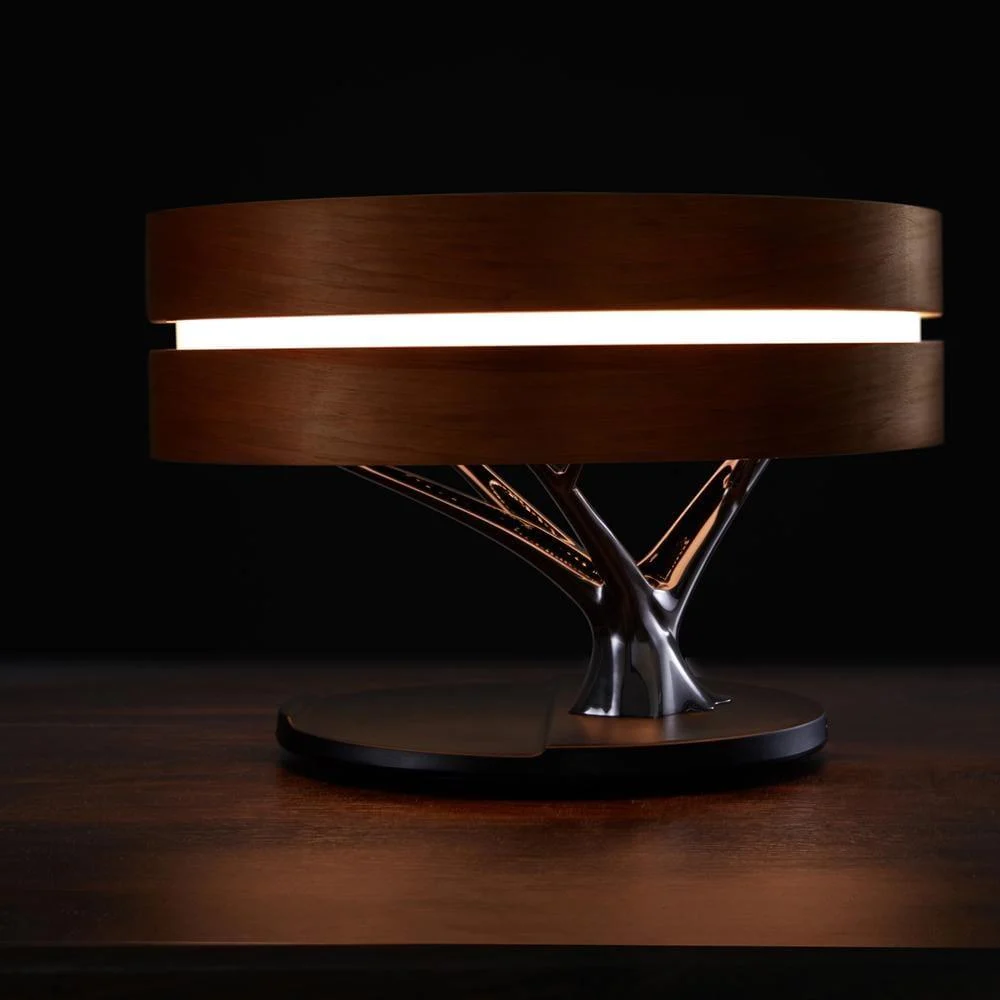 Circle of Life Lamp - Round Wooden Table Lamp -  - #tag1#