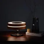 Circle of Life Lamp Round Wooden Table Lamp tag1