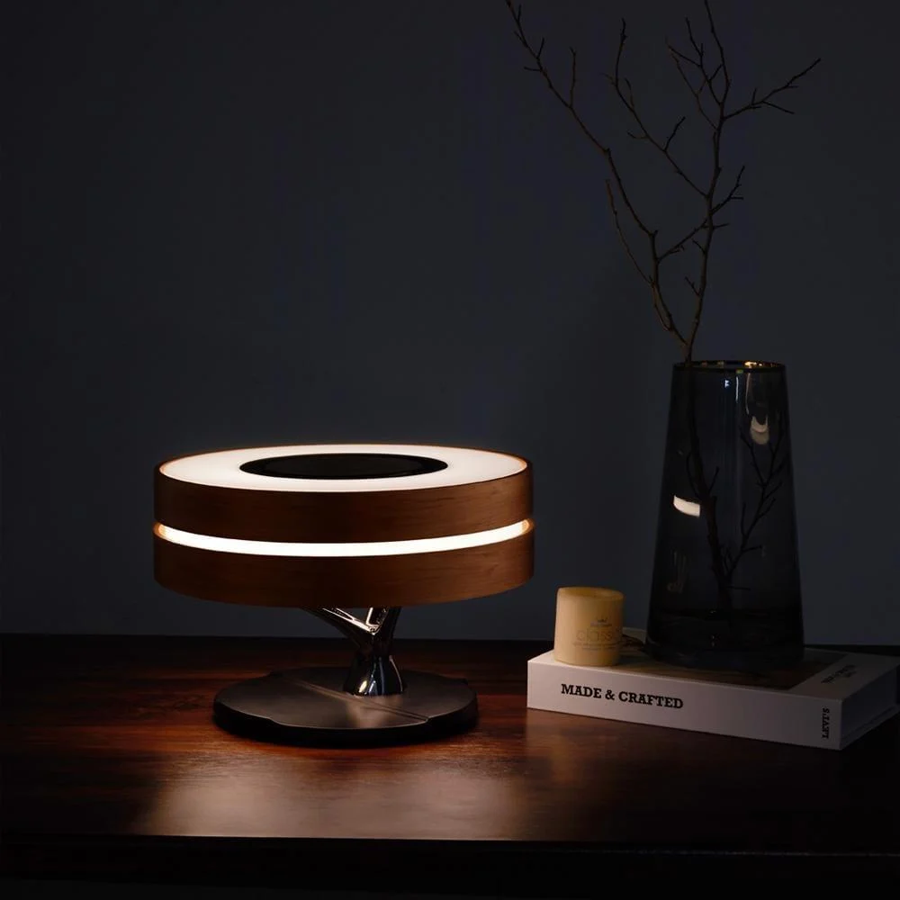 Circle of Life Lamp - Round Wooden Table Lamp -  - #tag1#