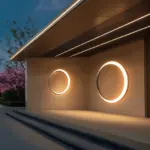CircuLite Garden Lighting Waterproof Circular Wall Lights Outdoor Lights LED tag1