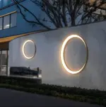 CircuLite Garden Lighting Waterproof Circular Wall Lights Outdoor Lights LED tag1