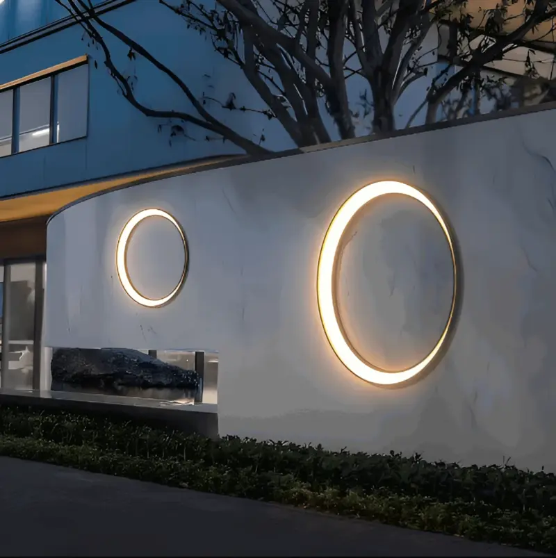 CircuLite Garden Lighting Waterproof Circular Wall Lights Outdoor Lights LED tag1