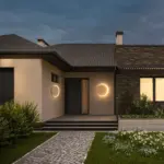 CircuLite Garden Lighting Waterproof Circular Wall Lights Outdoor Lights LED tag1