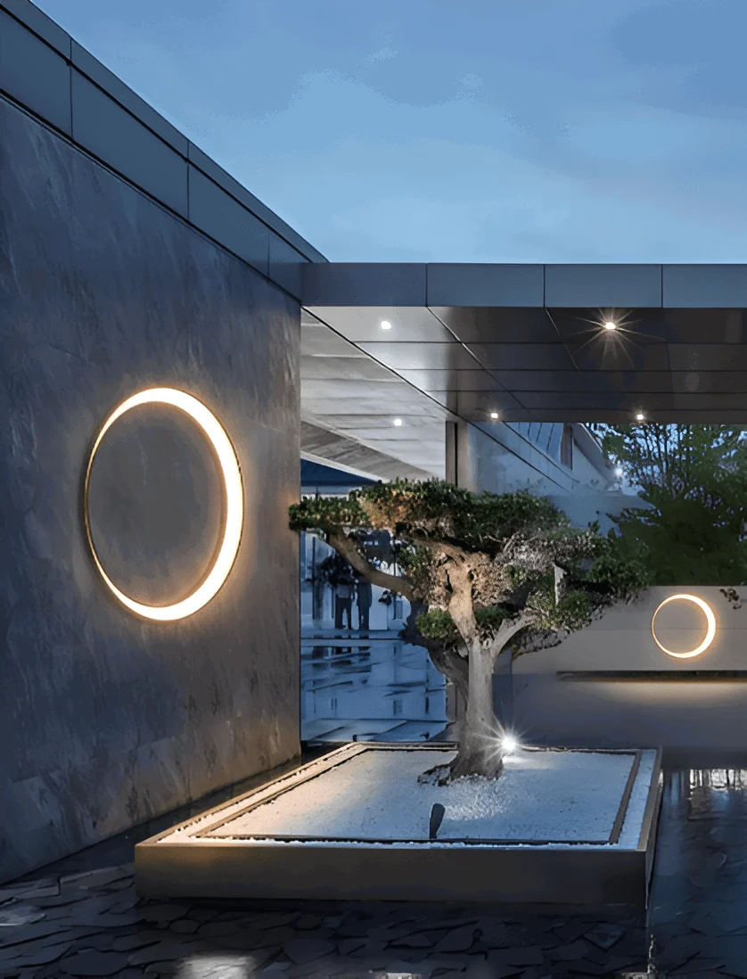 CircuLite Garden Lighting - Waterproof Circular Wall Lights - Outdoor Lights LED -  - #tag1#