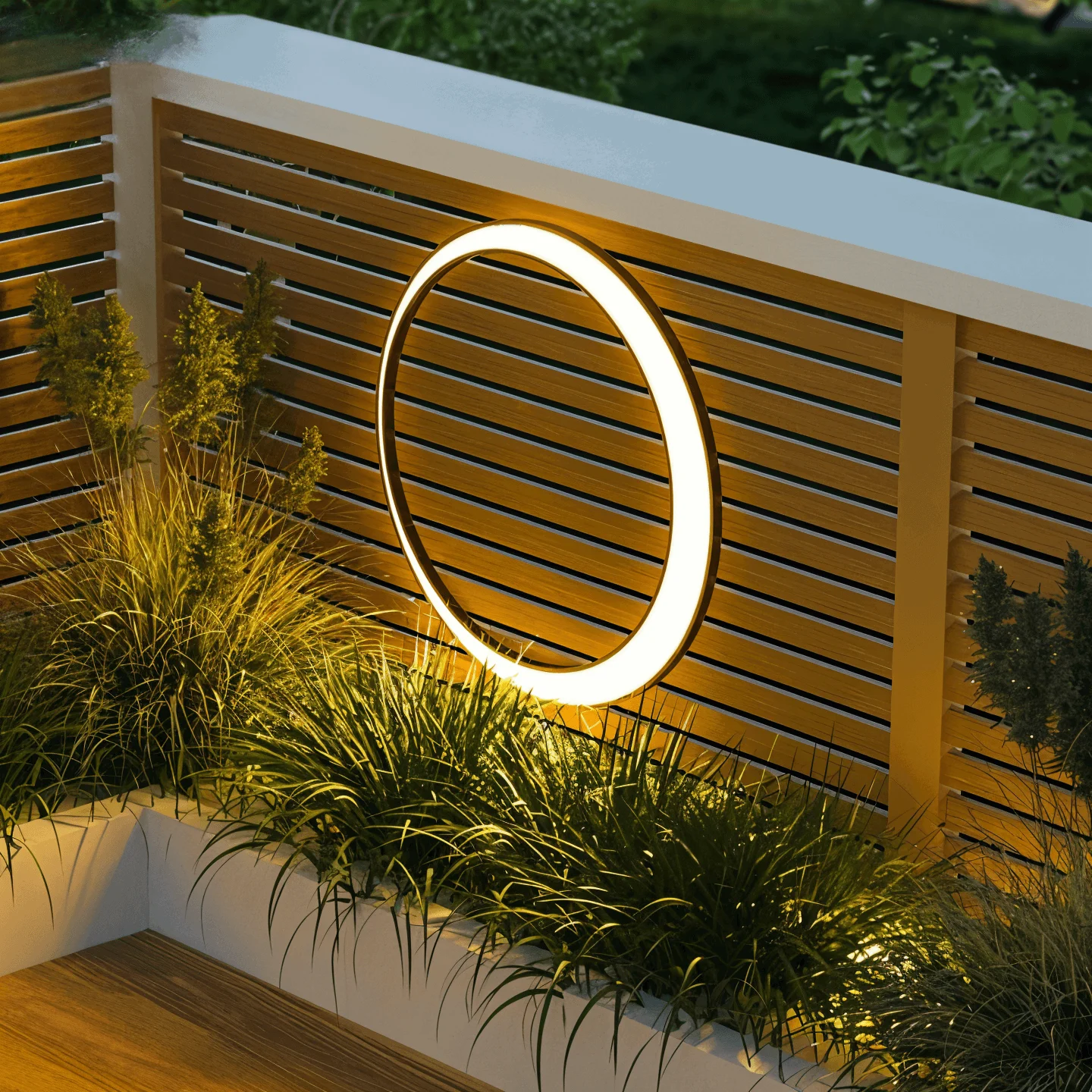 CircuLite Garden Lighting - Waterproof Circular Wall Lights - Outdoor Lights LED -  - #tag1#