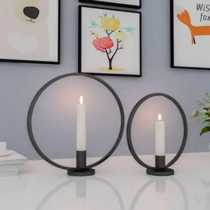 Circular Nordic Candle Holder