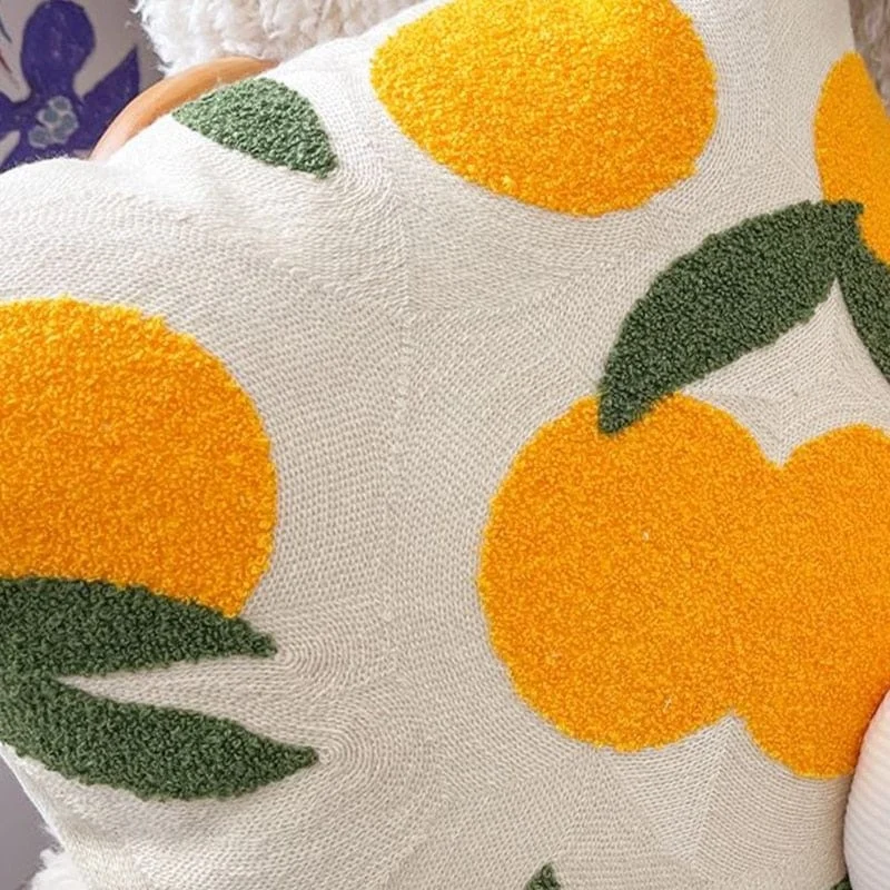 Citrus Woven Pillow Cover -  - #tag1#