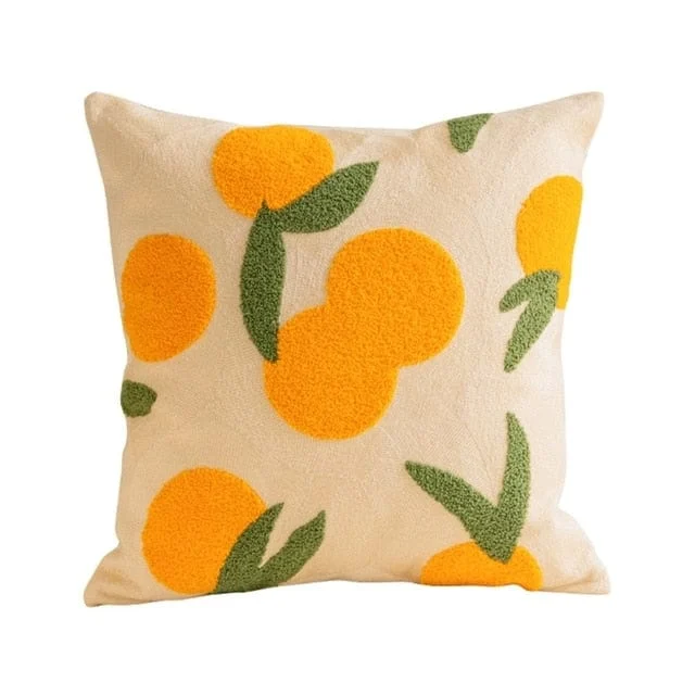 Citrus Woven Pillow Cover -  - #tag1#