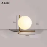 CityGlow Modern minimalist glass table lamp tag1
