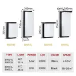 CityGlow Modern LED Outdoor Wall Lamps for Stylish Lighting tag1