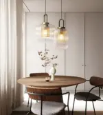ClaChic_Hanging_Lamp_-_White_Gold_Nordic_Ribbed_Glass_Pendant_Light_-_-_tag1_-4176907 ClaChic Hanging Lamp White Gold Nordic Ribbed Glass Pendant Light tag1