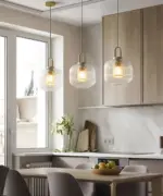 ClaChic_Hanging_Lamp_-_White_Gold_Nordic_Ribbed_Glass_Pendant_Light_-_-_tag1_-4176935 ClaChic Hanging Lamp White Gold Nordic Ribbed Glass Pendant Light tag1