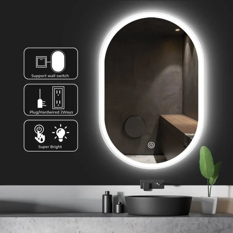 Claremonta Oval LED Mirror