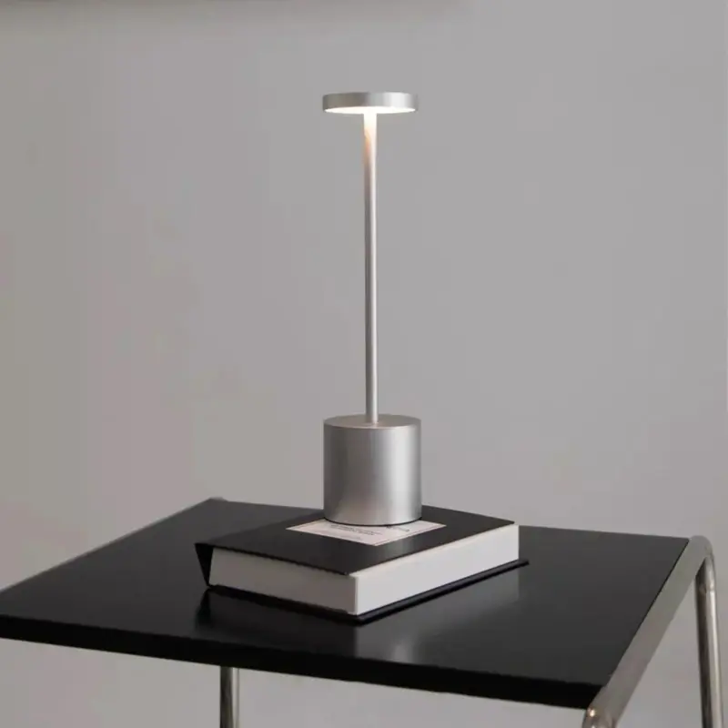 Classic Touch Sensor LED Table Lamp Rechargeable Cordless Desk Lamp 3 Color Adjustable Temperatures Modern Style cfc8b333 857b 4191 b76e a82e6026ad3b