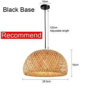 Classic Bamboo Chandelier: Handmade Rattan Pendant Light
